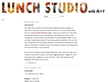 Tablet Screenshot of lunchstudio.com